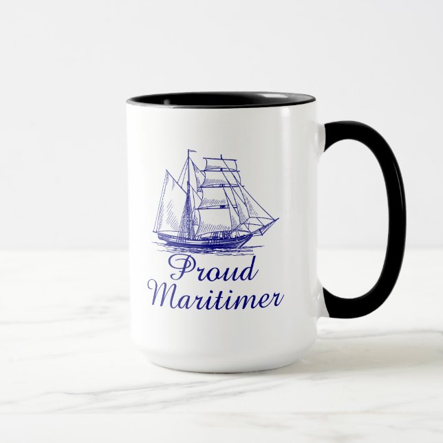 Proud Maritimer Nova Scotia coffee tea mug (Right)