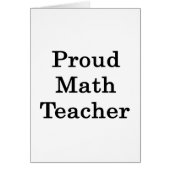 Proud Math Teacher (Front)