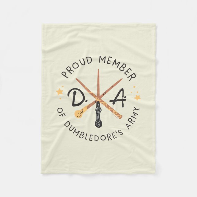 Proud Member of Dumbledore's Army Fleece Blanket (Front)