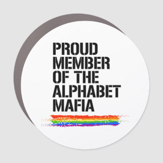 Proud Member of the Alphabet Mafia Car Magnet