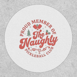 Proud Member of the Naughty Pickleball Club Patch