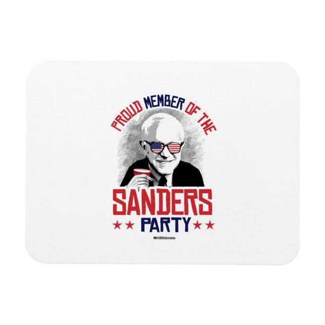 Proud member of the Sanders Party Magnet (Horizontal)