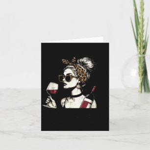 Proud Member Of We Do Not Care Club Funny Saying W Card