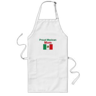 Proud Mexican Mom Long Apron