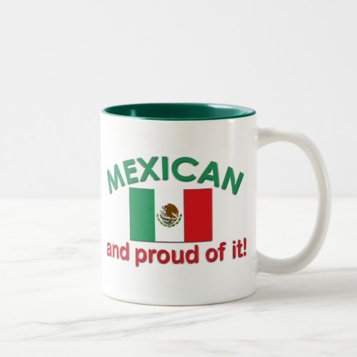 Proud Mexican Two_Tone Coffee Mug