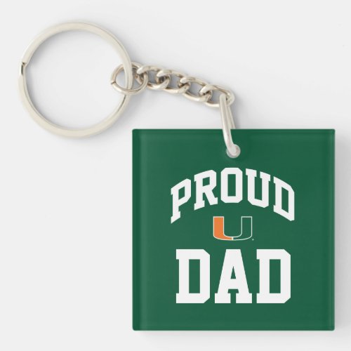 Proud Miami Family _ the U Keychain