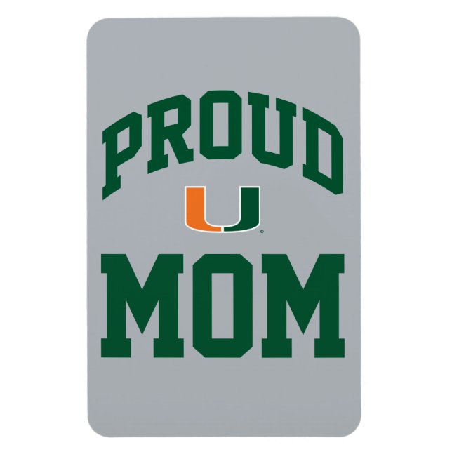 Proud Miami Family - the U Magnet (Vertical)