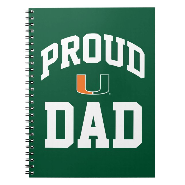 Proud Miami Family - the U Notebook (Front)