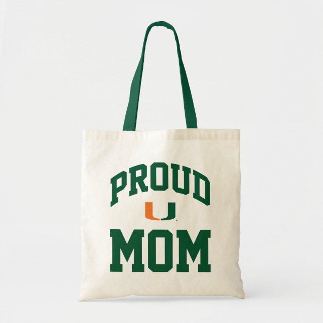 Proud Miami Family - the U Tote Bag (Front)