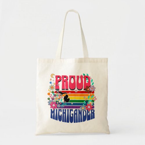 Proud Michigander LGBT Pride Tote Bag
