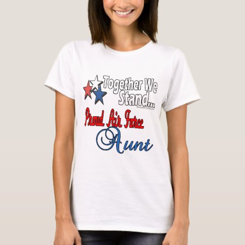Proud Military Aunt T_Shirt