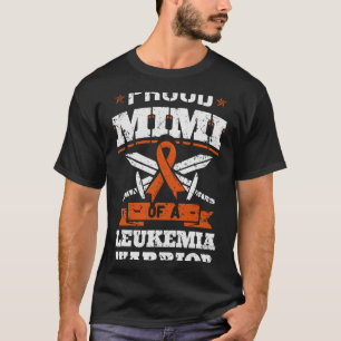 Proud Mimi Of A Leukemia Warrior Grandma Awareness T-Shirt