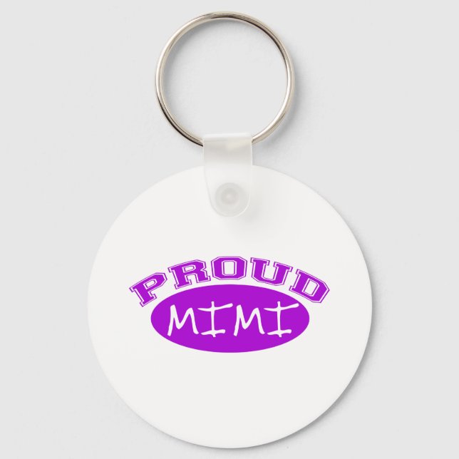 Proud Mimi (Purple) Keychain (Front)