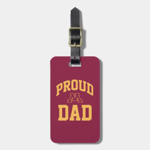 Proud Minnesota Dad Luggage Tag