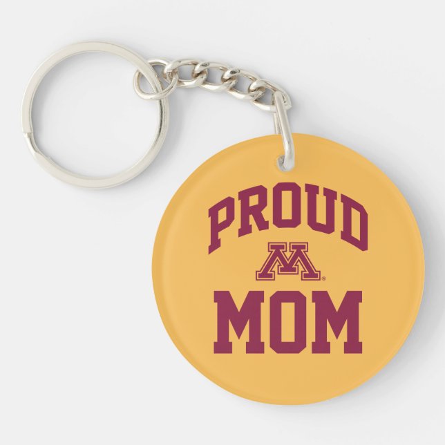 Proud Minnesota Mom Keychain (Front)
