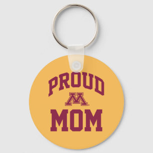 Proud Minnesota Mom Keychain
