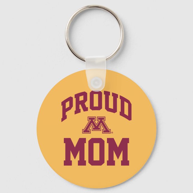 Proud Minnesota Mom Keychain (Front)