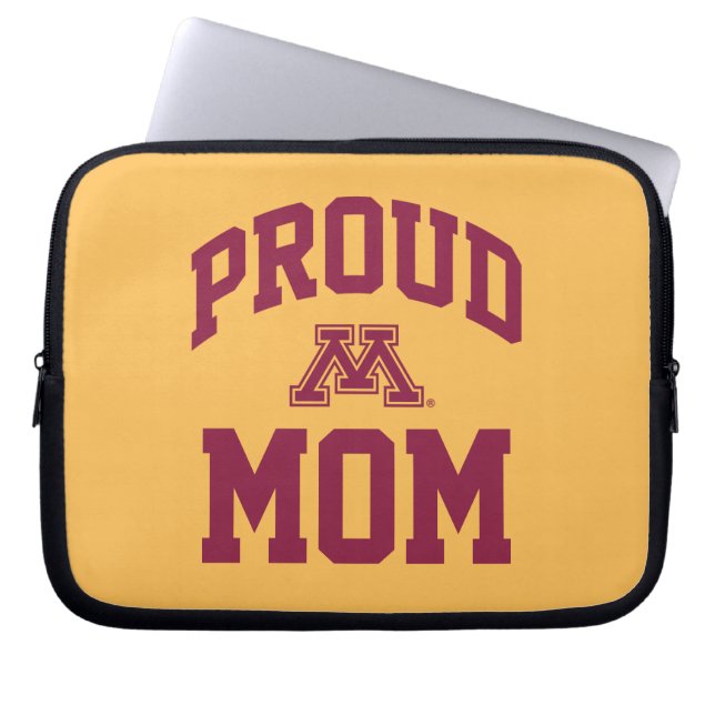 Proud Minnesota Mom Laptop Sleeve (Front)