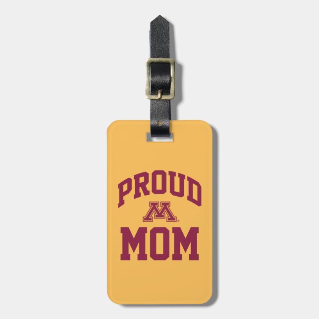 Proud Minnesota Mom Luggage Tag (Front Vertical)