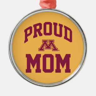 Proud Minnesota Mom Metal Ornament
