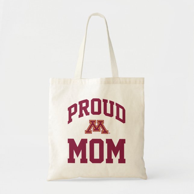 Proud Minnesota Mom Tote Bag (Front)