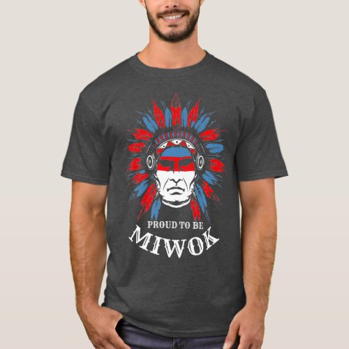 Proud Miwok Native American Premium T_Shirt