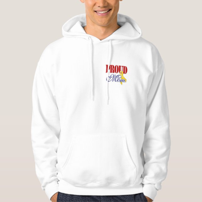 Proud Mom - Air Force Hoodie (Front)