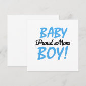 Proud Mom Baby Boy Gifts (Front/Back)