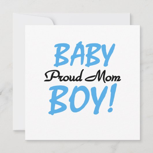 Proud Mom Baby Boy Gifts (Front)
