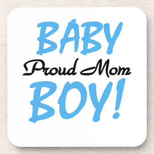 Proud Mom Baby Boy Gifts Coaster