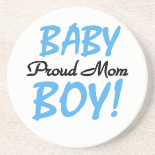Proud Mom Baby Boy Gifts Coaster