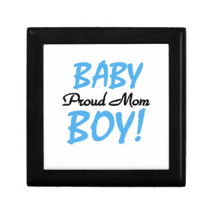 Proud Mom Baby Boy Gifts Jewelry Box