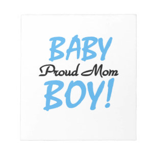 Proud Mom Baby Boy Gifts Notepad