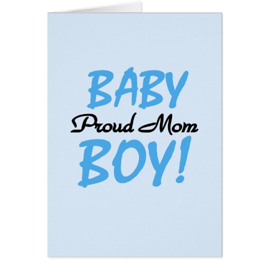 Proud Mom Baby Boy Tshirts and Gifts (Front)