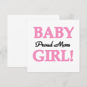 Proud Mom Baby Girl Gifts (Front/Back)
