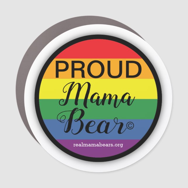 Proud Mom Car Magnet (Front)