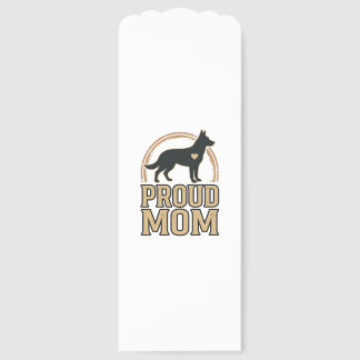Proud Mom Dog Silhouette Vintage Vector Design_1 Bookmarks