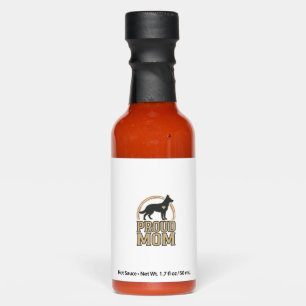 Proud Mom Dog Silhouette Vintage Vector Design_1 Hot Sauces