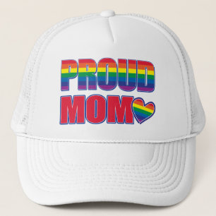 Proud Mom Gay Pride Trucker Hat