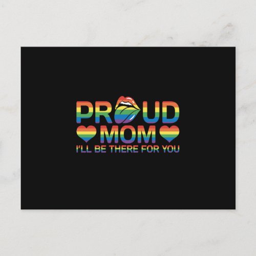 Proud Mom Ill Be There Announcement Postcard