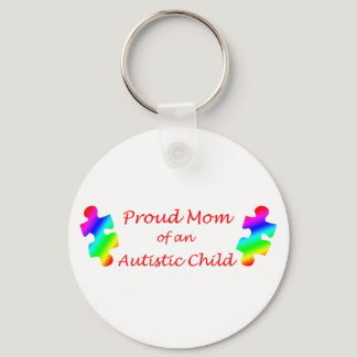 Proud Mom Keychain