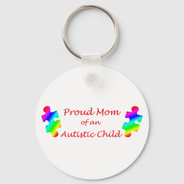 Proud Mom Keychain (Front)