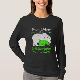 Proud Mom Non Hodgkin's Lymphoma Warrior  T-Shirt