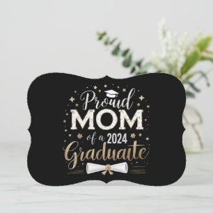 Proud Mom Of A 2024 Graduate Class Senior Card