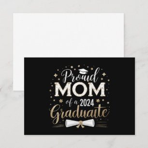 Proud Mom Of A 2024 Graduate Class Senior Thank You Card