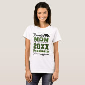Proud MOM of a 2024 Graduate Green Black T-Shirt (Front Full)