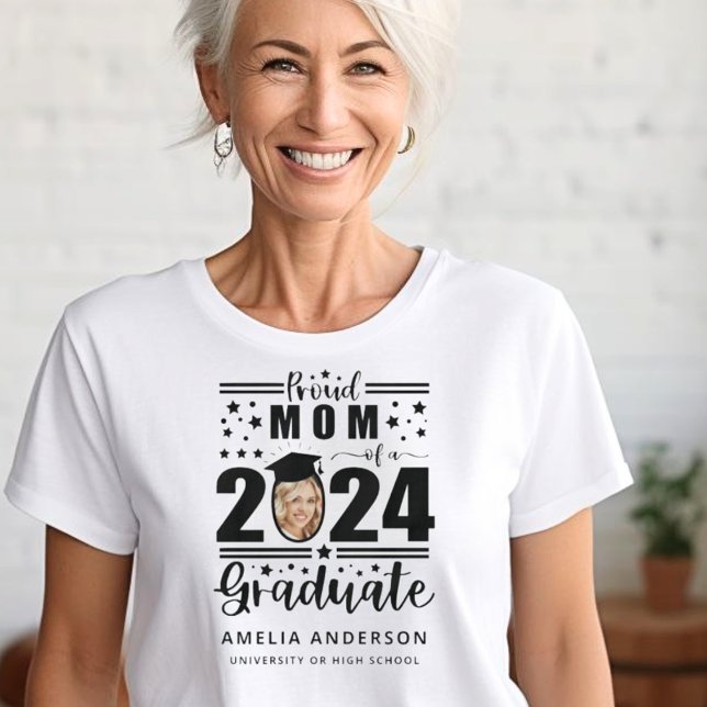 Proud Mom of a 2024 Graduate T-Shirt (Creator Uploaded)