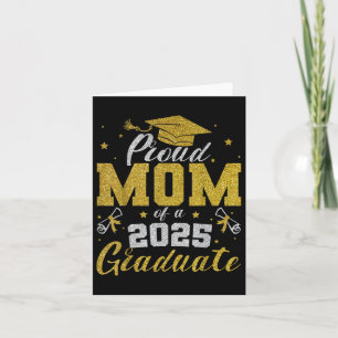Proud Mom Of A 2025 Graduate Cl Senior Graduation Card
