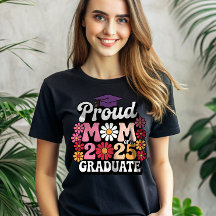 Proud Mom of a 2025 Graduate Floral Boho