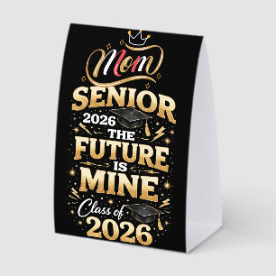 Proud Mom of a 2026 Graduate Paper Table Tent